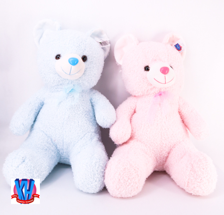 50CM BEAR PINK & BLUE