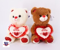 25CM,BEAR W/HEART