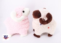 35CM,SHEEP 2 CLRS W/SOUND