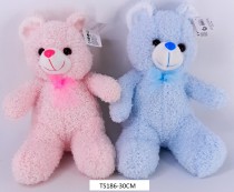 30CM,BEAR PINK & BLUE